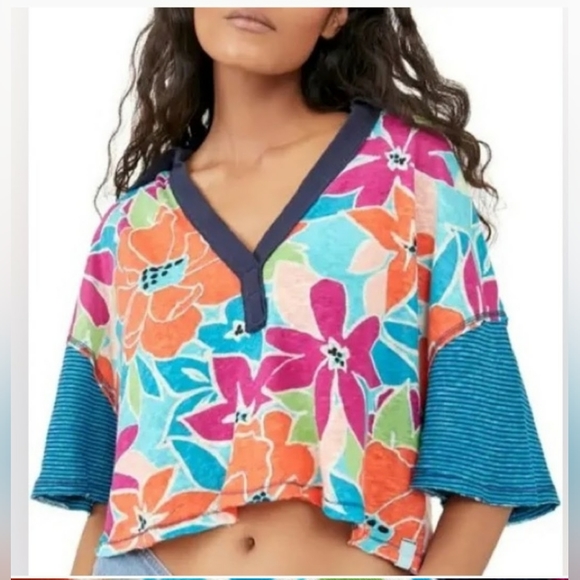 Free People Tops - *NWT* Free People On A Boat Polo Size M